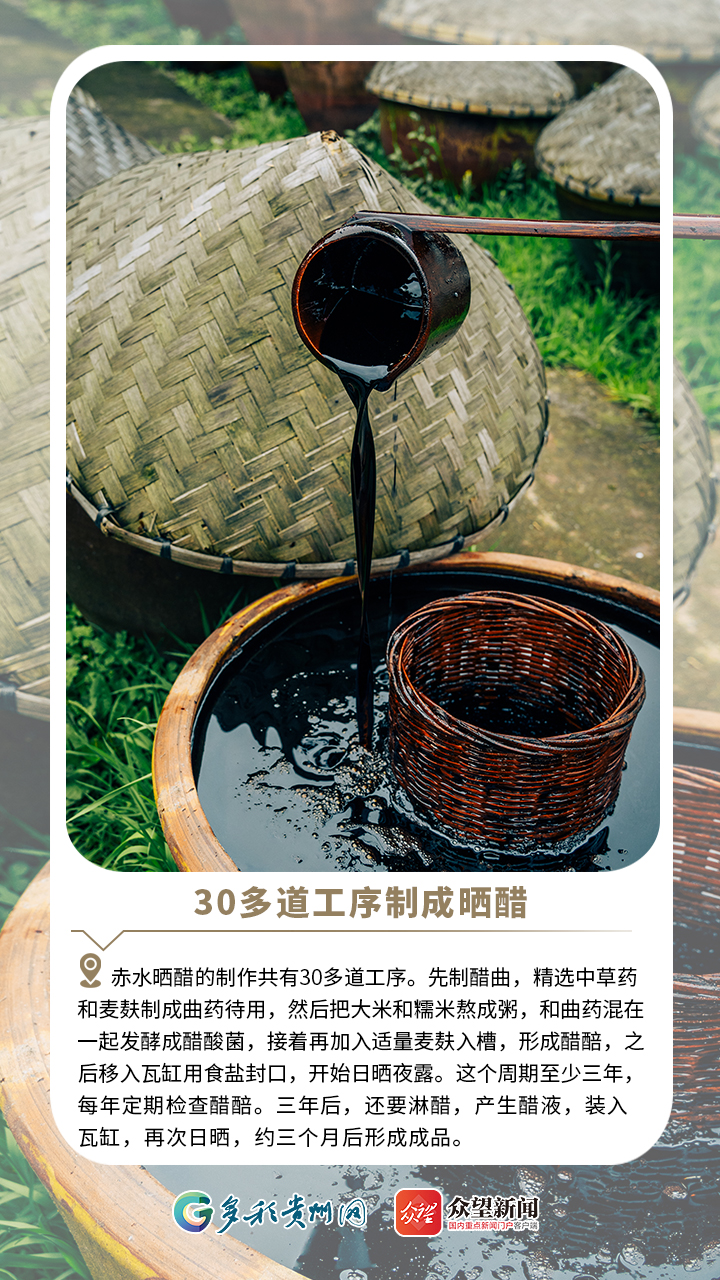 【高质量发展看贵州·海报】赤水千年晒醋焕发生机